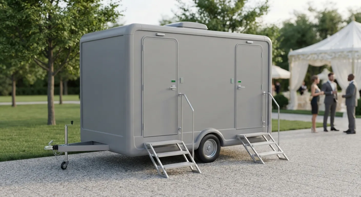 2 Stall Restroom Trailer in Brownsville, TX